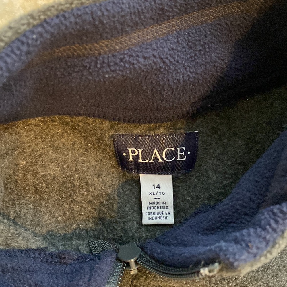 ❤️Boys Children’s Place Pullover Charcoal Gray Size 14 - Picture 3 of 6